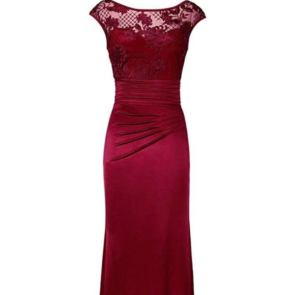 VFSHOW Womens Floral Lace Formal maxi 2xl New